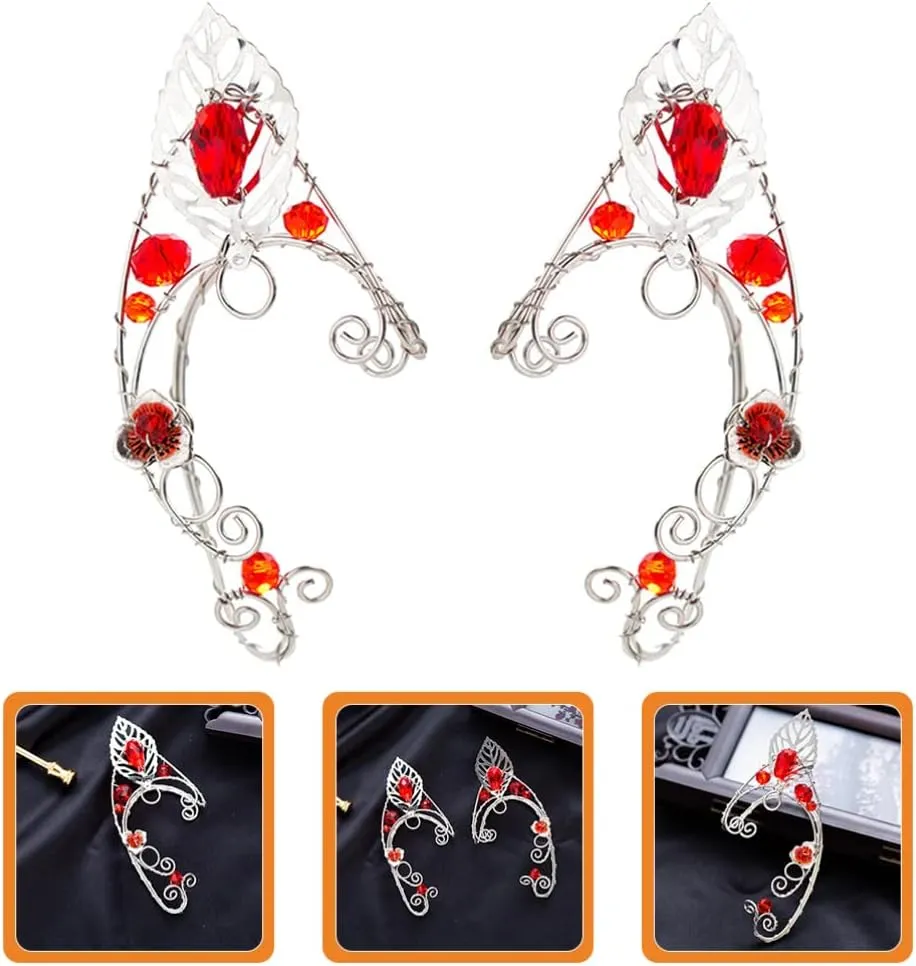 1 Pair Elf Earrings Earring Cuffs and Wraps for Ears Earring Cuffs for Women Elf Ears for Women Ear Cuffs Fairy Jewelry Fairy Earrings Elf Ear Cuff Earrings Cuff