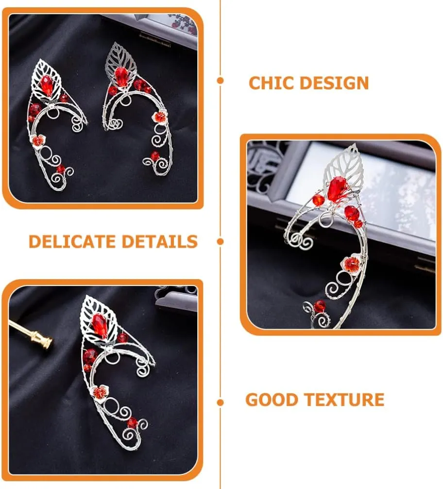 1 Pair Elf Earrings Earring Cuffs and Wraps for Ears Earring Cuffs for Women Elf Ears for Women Ear Cuffs Fairy Jewelry Fairy Earrings Elf Ear Cuff Earrings Cuff