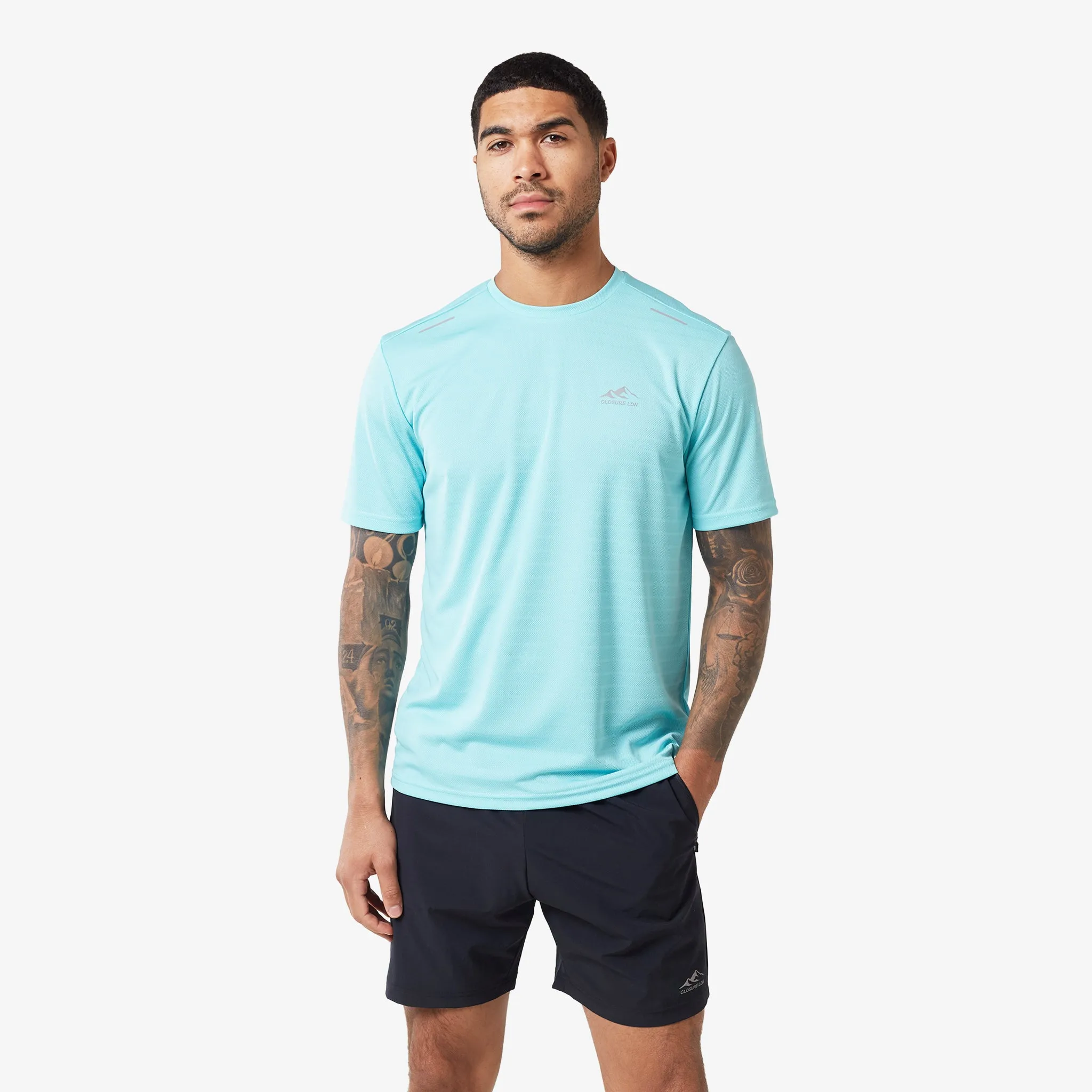 2-Pack Training T-Shirts | Aqua/Pink