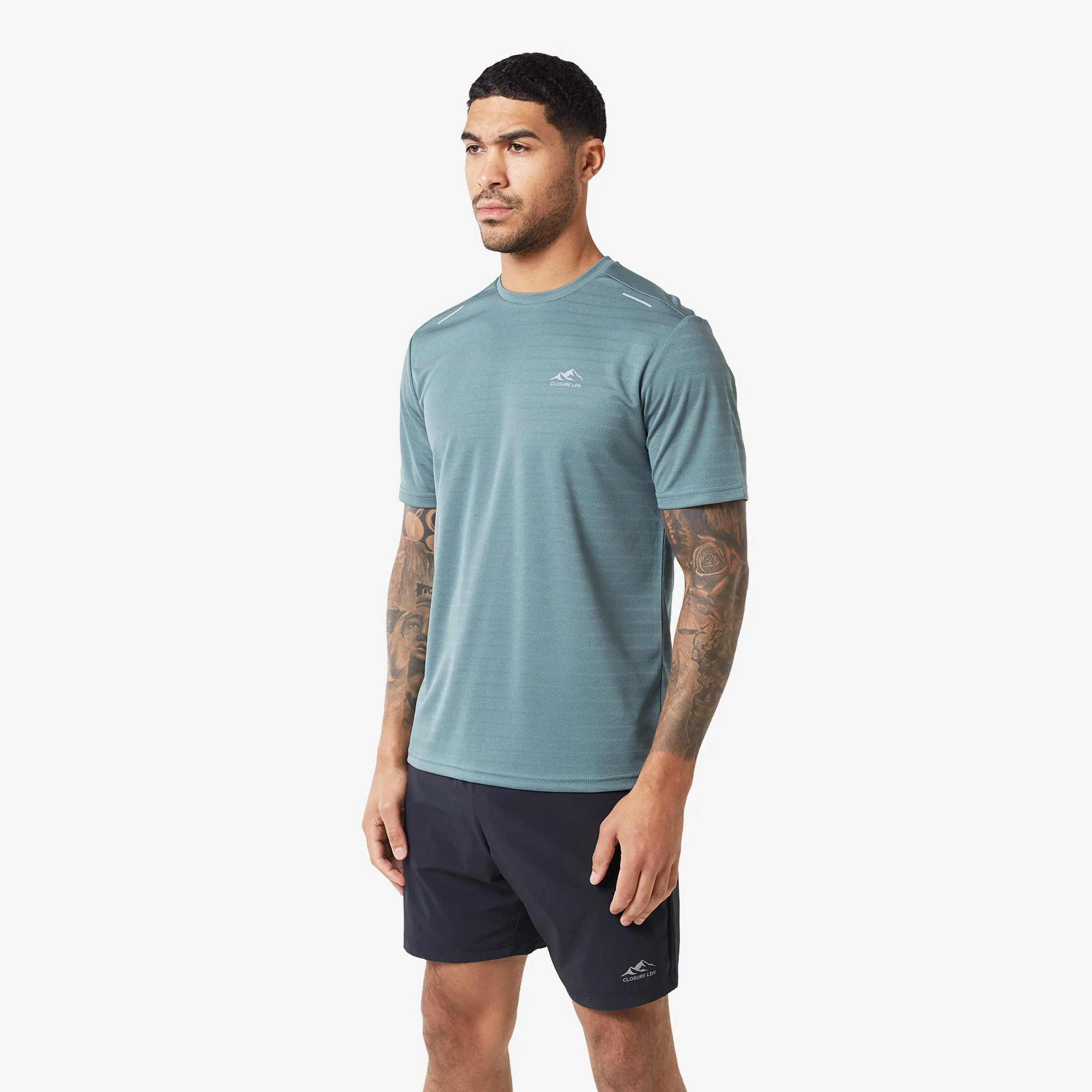 2-Pack Training T-Shirts | Aqua/Teal