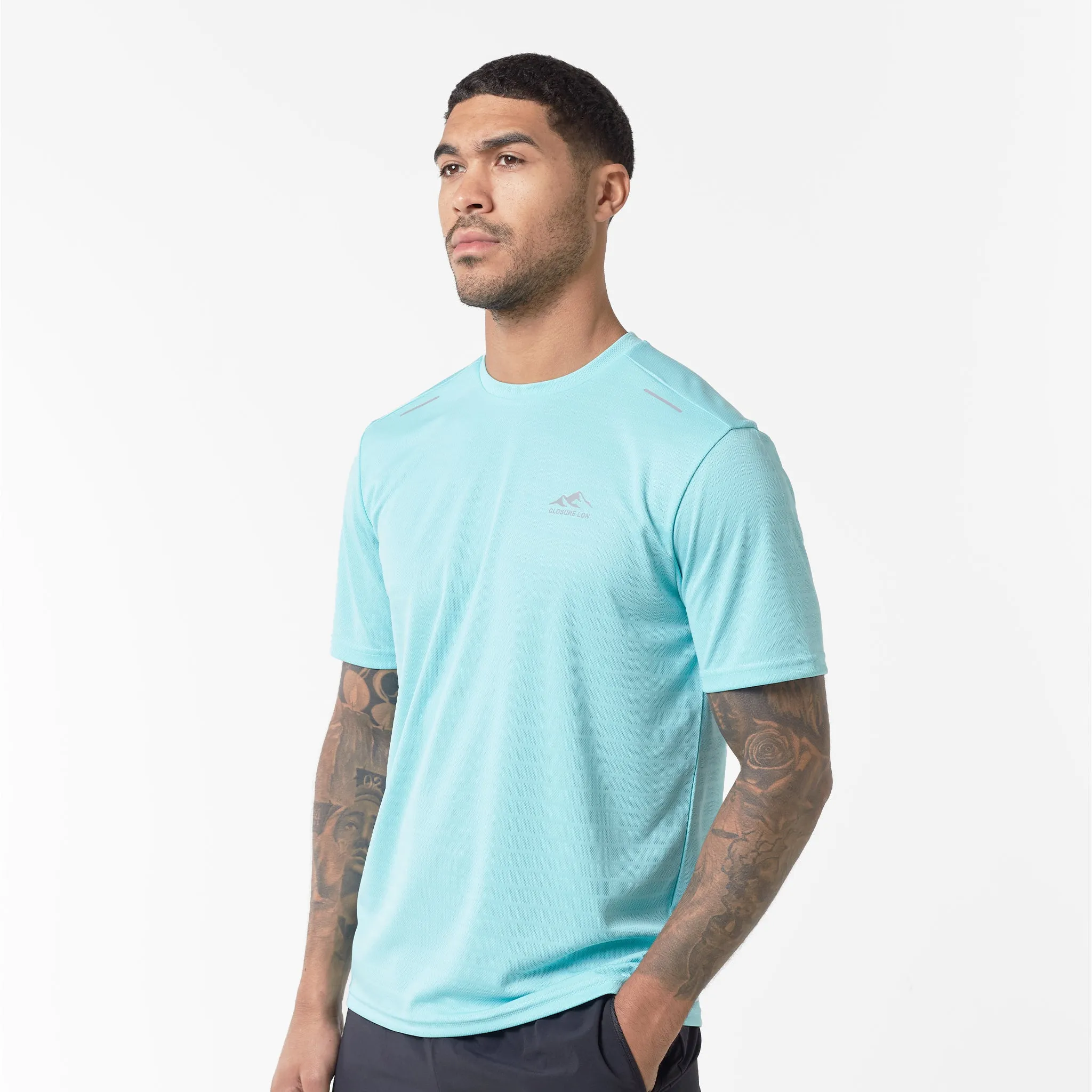 2-Pack Training T-Shirts | Aqua/Teal