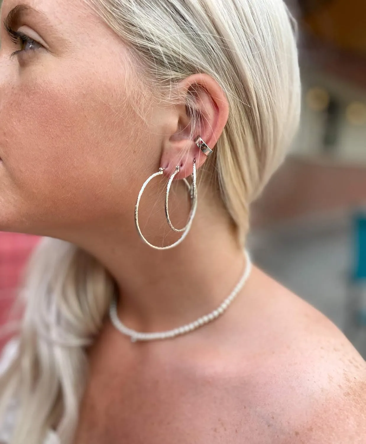 925 Sterling Silver 18K Gold Plated Huggie Ear Cuff for Women | Clip on Cartilage | Set of Three Ear Wraps