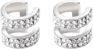ALEXTINA Women's Cubic Zirconia Cartilage Earrings Non Piercing Ear Cuff Hoop Earrings