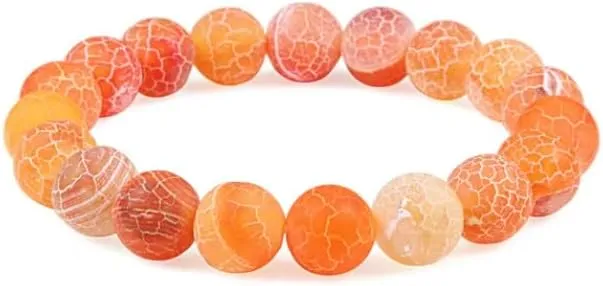 Buddha Rosary Bracelet 10mm Natural Stone Weathered Beaded Bracelet Men Women Elastic Bracelets Bangles Prayer Yoga