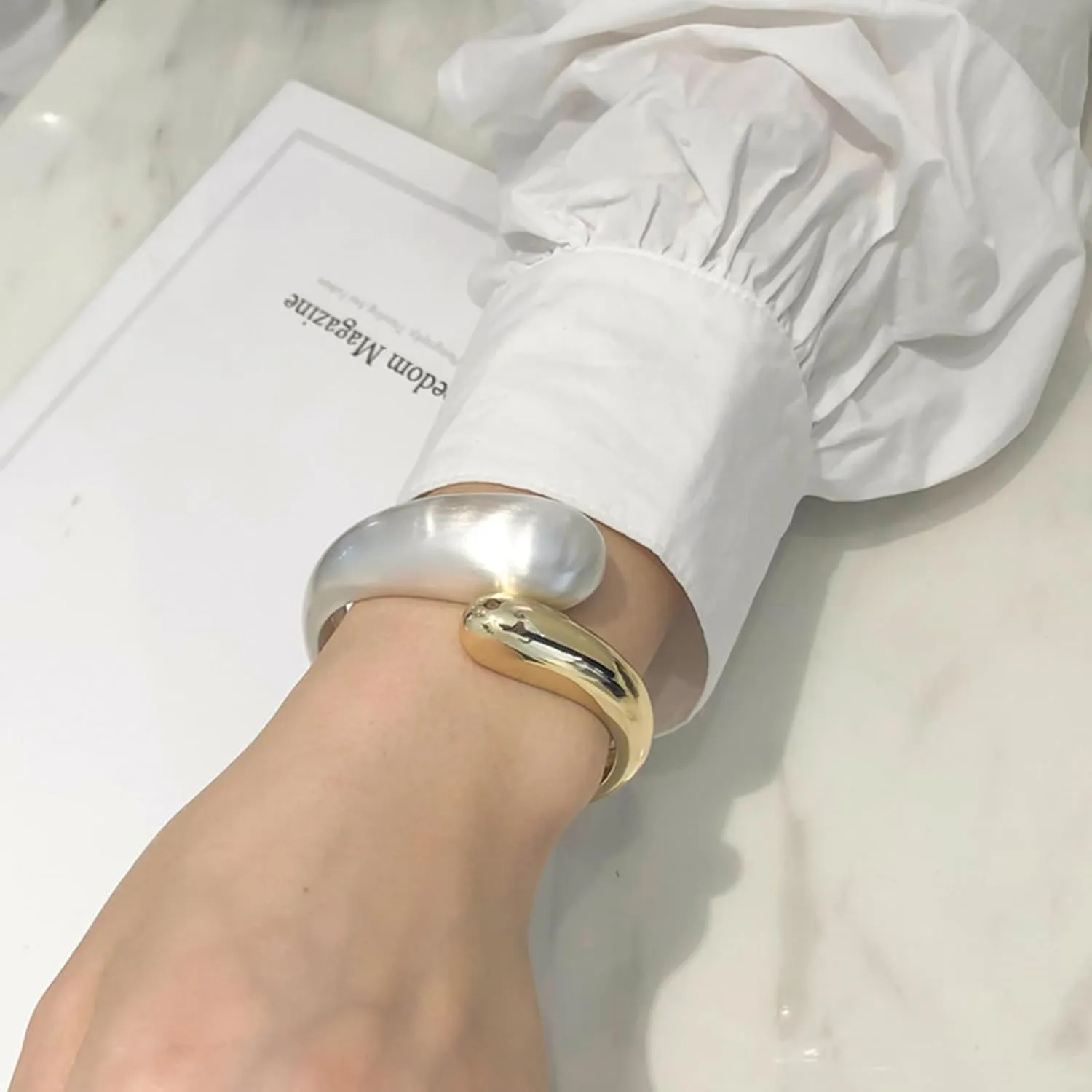 choice of all Gold Bangles for Women Chunky Gold Cuff Bracelet Gold Bracelets Non Tarnish for Women Trendy Jewelry Gifts