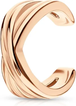 Criss Cross Conch Ear Cuff, Gold X ear cuff In 14k Gold, Double Lines Ear wrap, Cross Ear Cuff, Beautiful Gift jewelry.