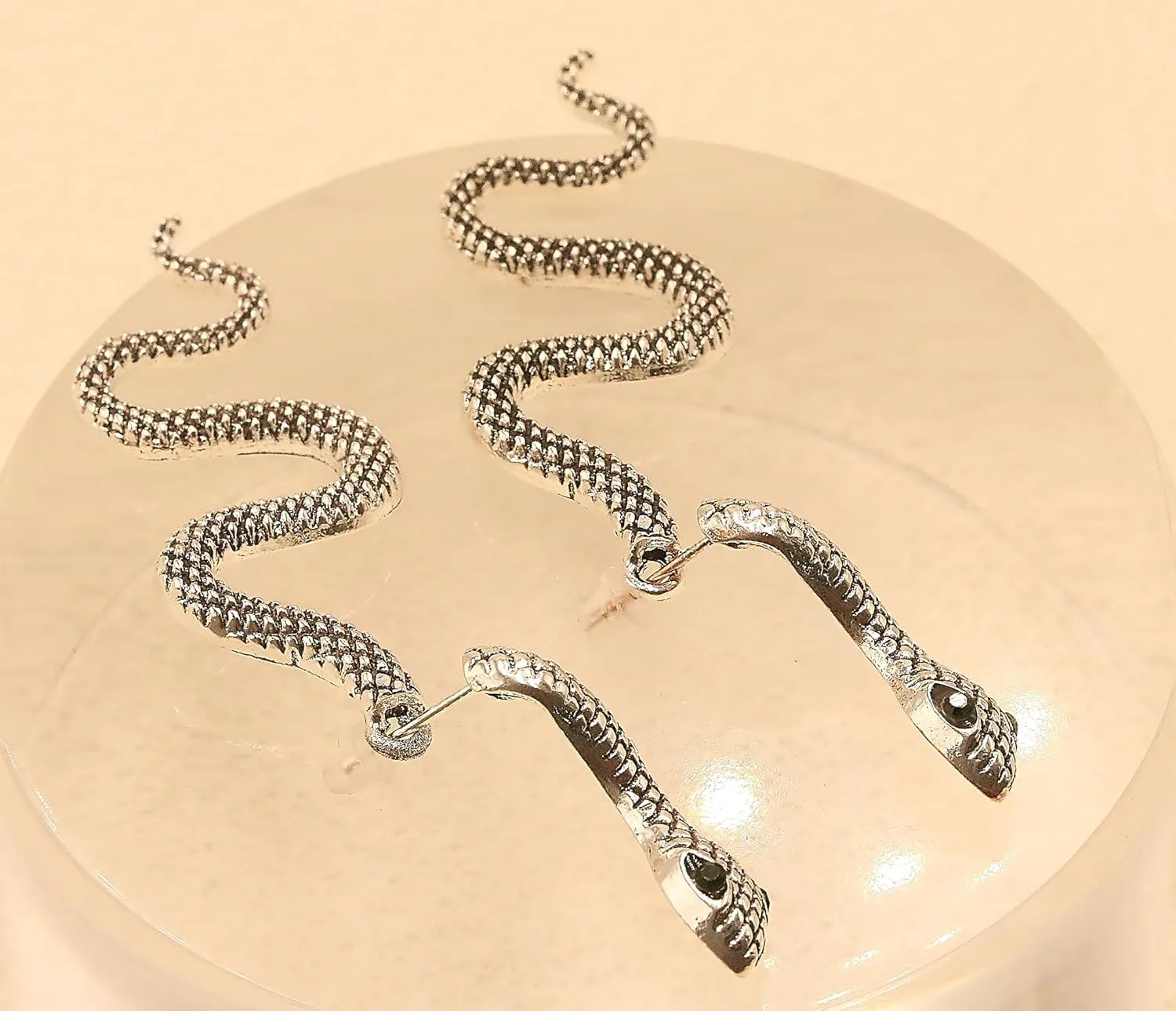 CSIYANJRY99 Snake Ear Cuffs - Gothic Stud Earrings for Women - Retro Snake Design - Punk Rock Halloween Jewelry
