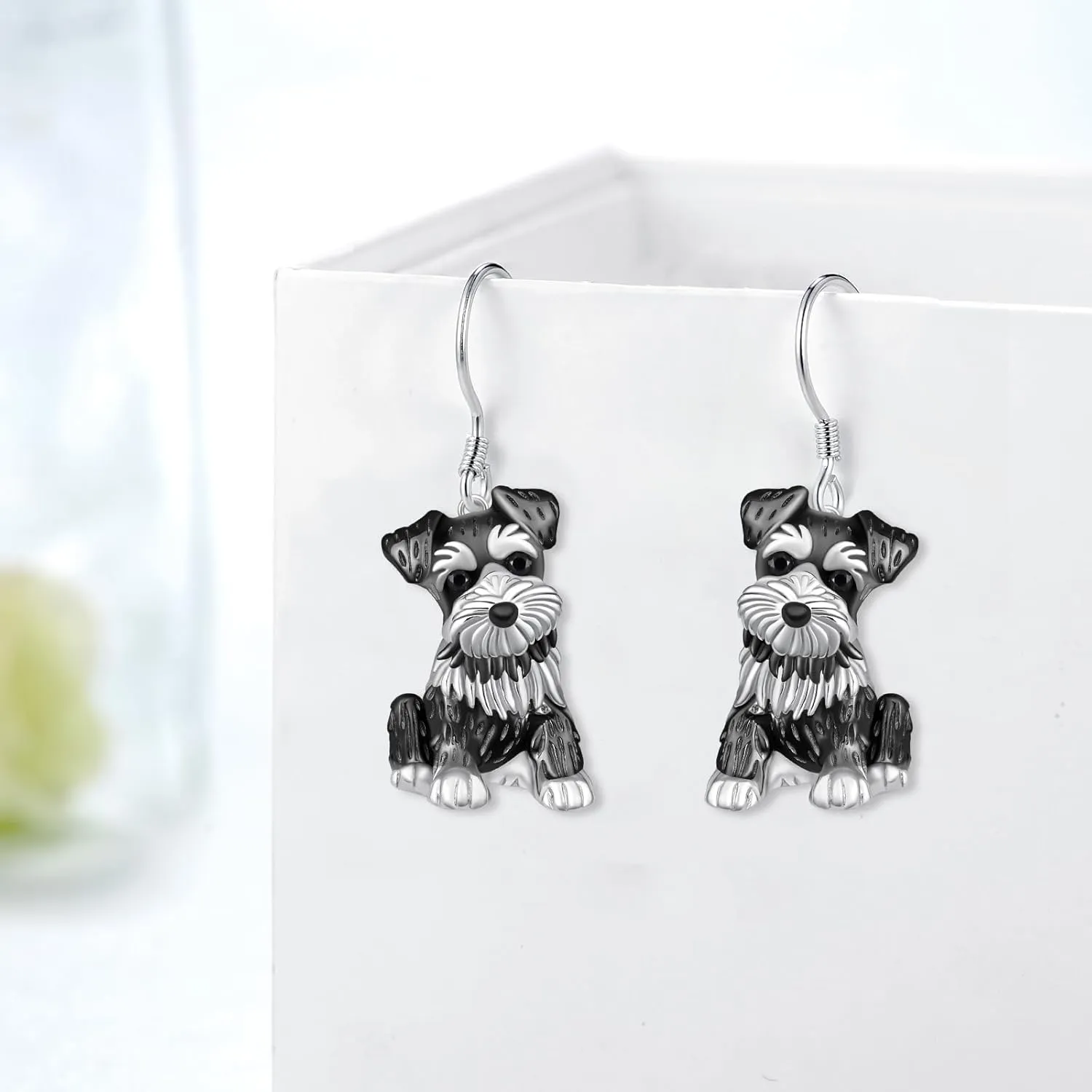 Dachshund/Schnauzer/Corgi/Basset Hound Earrings 925 Sterling Silver Dog Earrings Cute Animal Puppy Dog Jewelry Gifts for Women