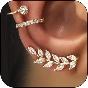 Ear Cuffs Non Piercing Ear Cuff Earrings for Women Trendy Stuff Ear Cuffs Earrings Cartilage Earring Jewelry Couple Gifts Boho Summer Beach Essentials