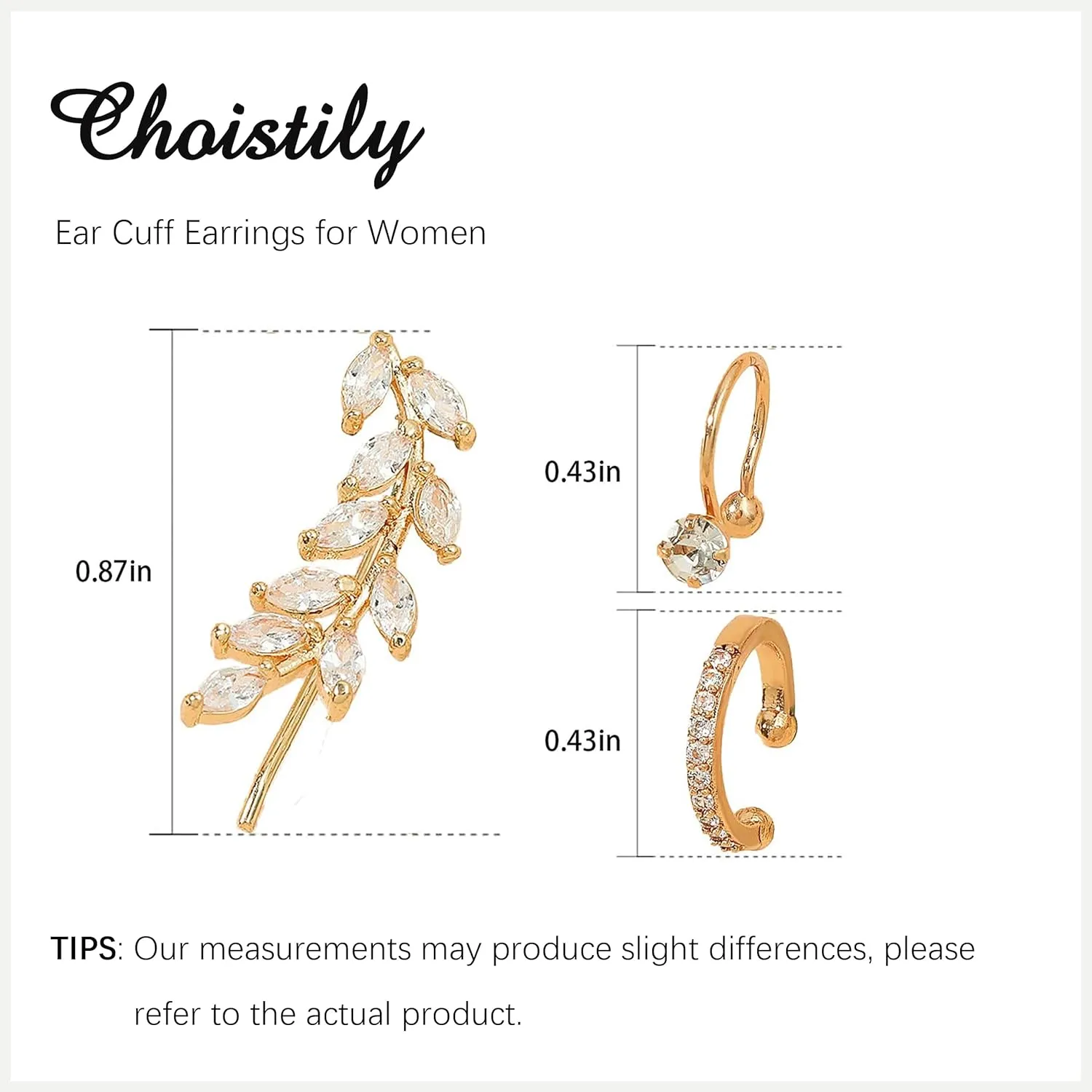Ear Cuffs Non Piercing Ear Cuff Earrings for Women Trendy Stuff Ear Cuffs Earrings Cartilage Earring Jewelry Couple Gifts Boho Summer Beach Essentials