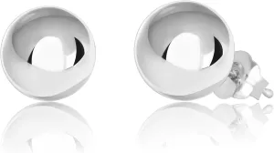 Honolulu Jewelry Company 14K Real Gold Polished Round Ball Stud Earrings, 2mm - 10mm