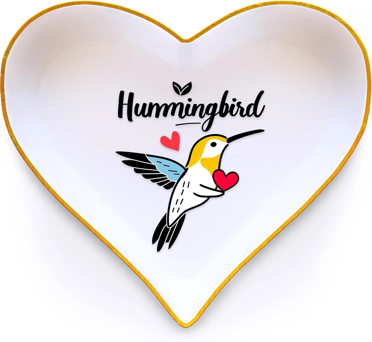 Hummingbird Ring Holder Dish Tray, Gifts For Women Teens Girls Kids, Hummingbird Lovers Themed Stuff Things Decor Merch, Home Room Ring Earrings Necklace Organizer Holder!