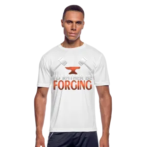I'd Rather Be Forging Blacksmith Forge Hammer Mens Moisture Wicking Performance T-Shirt