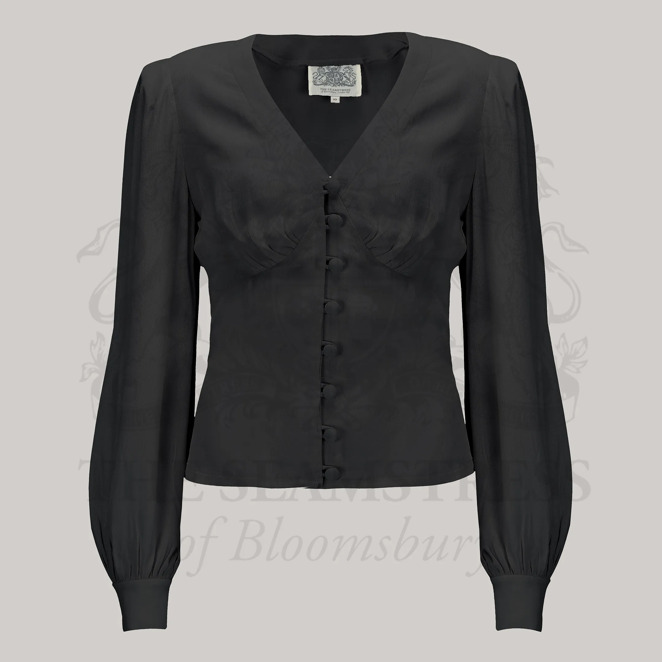 Jay Blouse in Liquorice Black