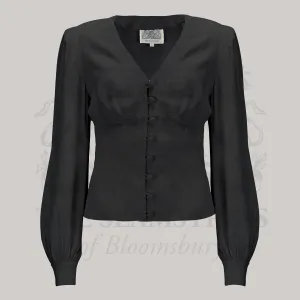 Jay Blouse in Liquorice Black