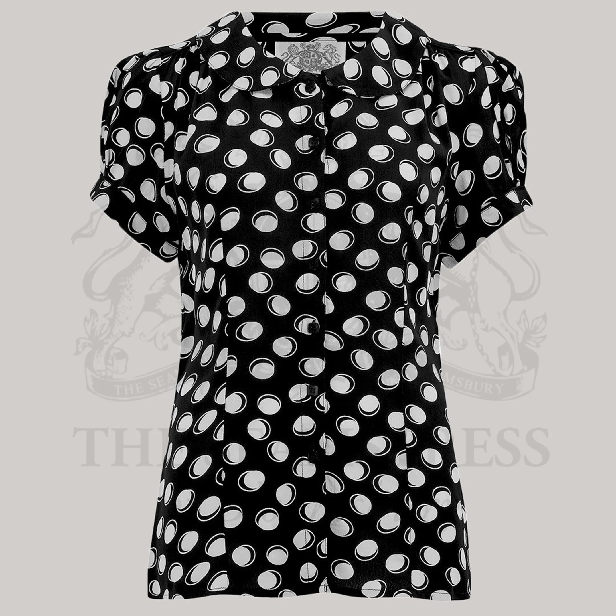 Jive Blouse in Black Moonshine