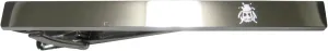 Kiola Designs Silver Toned Etched Sleek Beetle Insect Tie Clip