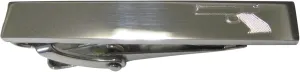 Kiola Designs Silver Toned Etched Sleek Simple Modern Handgun Skinny Tie Clip