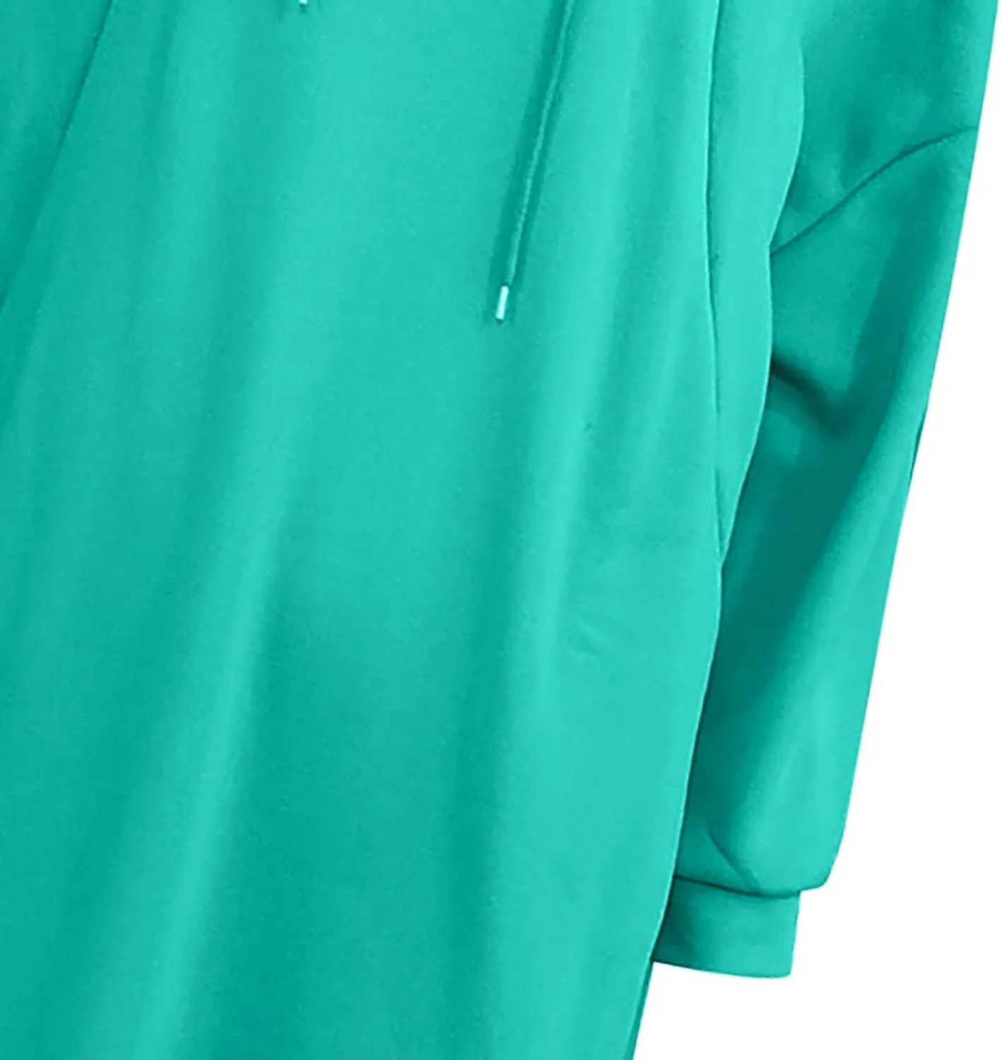 Kubbon Women's Pullover Hoodie Fleece Hooded Sweatshirt Maxi Dress Baggy Loose Long Sleeve Tops Plus Size Business Shirts