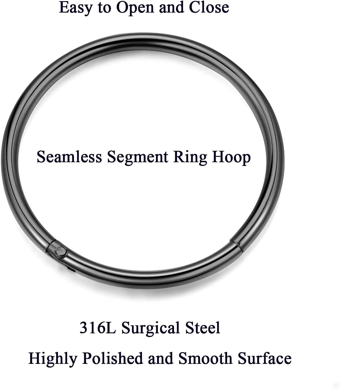 Lantine 6-12Pcs 18g 20g Nose Rings for Women Men 316L Surgical Steel 16g Septum Ring Cute Tiny Cartilage Helix Conch Daith Tragus Earrings 6-16mm Set
