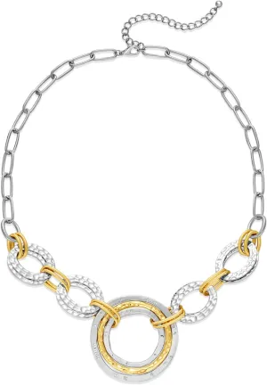 LILIE&WHITE Gold And Silver Chain Necklace For Women Rope Chain Necklace Chic Link Chunky Gold Necklace Fashion Jewelry