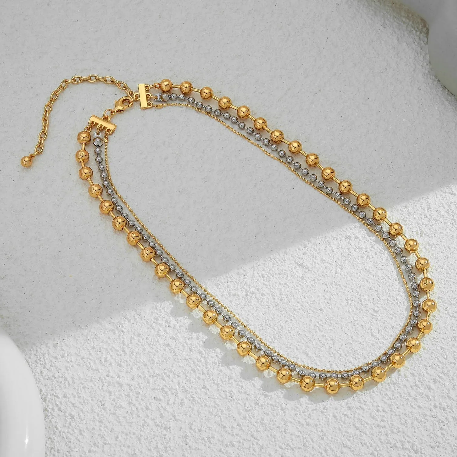 LILIE&WHITE Gold And Silver Chain Necklace For Women Rope Chain Necklace Chic Link Chunky Gold Necklace Fashion Jewelry