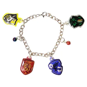 LUV HER Harry Potter 7" Bracelet with 4 Metal Charms, for Boys and Girls, Ages 3 