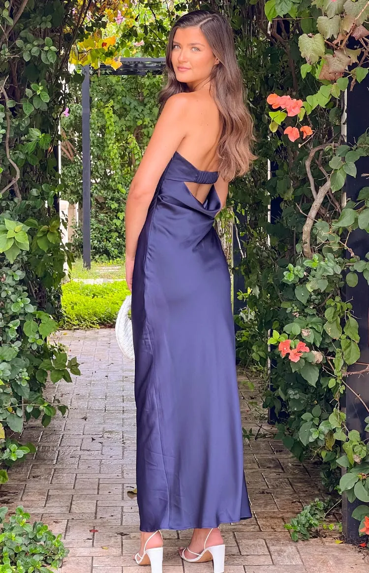Maiah Navy Maxi Dress