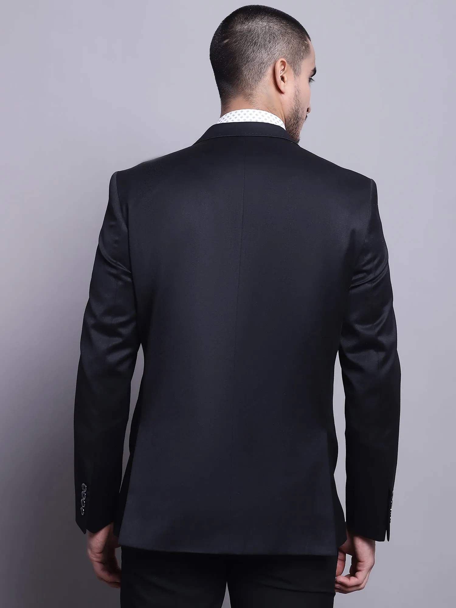 Men Black Casual Blazer
