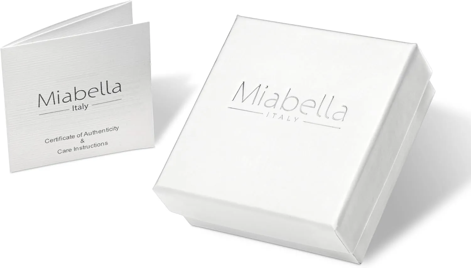 Miabella Italian 925 Sterling Silver or 18K Gold Plated Silver Sparkle Mirror Link Chain Bracelet for Women, Made in Italy