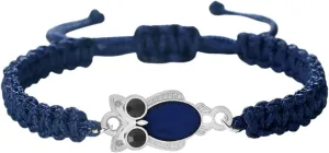 New 2025 Unisex Stainles Stell Owl Woven Rope Adjustable Bangles Handmade Bracelets Lucky Prayer For Women Men Animal Jewelry Couple Gift Friend Fashion Trendy Accessories Creative For Women And Men