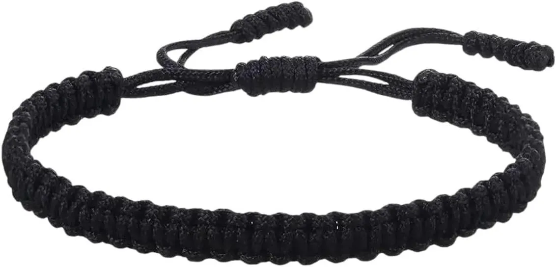 New 2025 Unisex Tibetan Couple Bracelet Lucky Red String Handwoven Knots Men Women Bracelets&Bangles Prayer Rope Best Friend Jewelry Findings Fashion Trendy Accessories Creative Gift For And