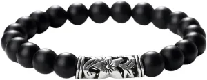 New 2026 Unisex Men's Lucky Prayer Beads Bracelets Women Charm Black Lava Tiger Eye Stone Couples Distance Bangles Yoga Jewellry Gifts Jewelry Fashion Trendy Accessories Creative Gift For And Men