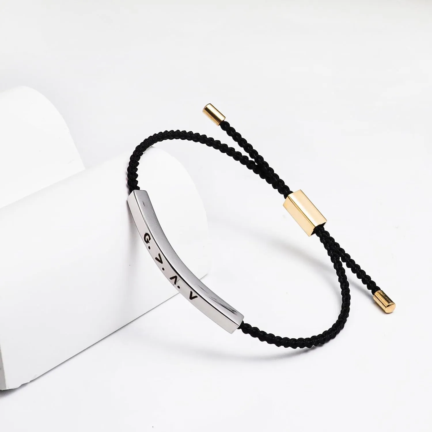 Pingyongchang Highs and Lows Inspirational Tube Bracelets for Women Men Christian Faith Stainless Steel Bangles