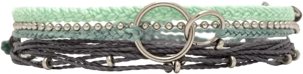 Pura Vida Bracelets Pack Salty Circle Style Pack - 3-Piece Boho Bracelet Stack