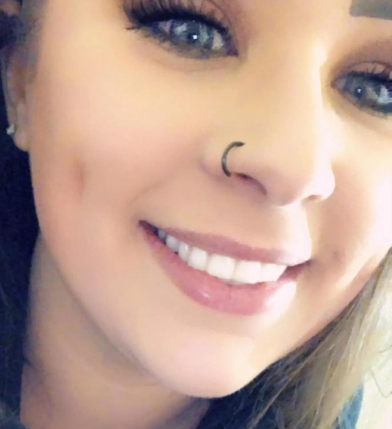 QWALIT Fake Lip Piercing Fake Lip Ring Fake Nose Ring Fake Snake Bites Fake Nose Piercing Faux Lip Rings Fake Snake Bite Piercing Clip Lip Ring Ear Cuff Earrings