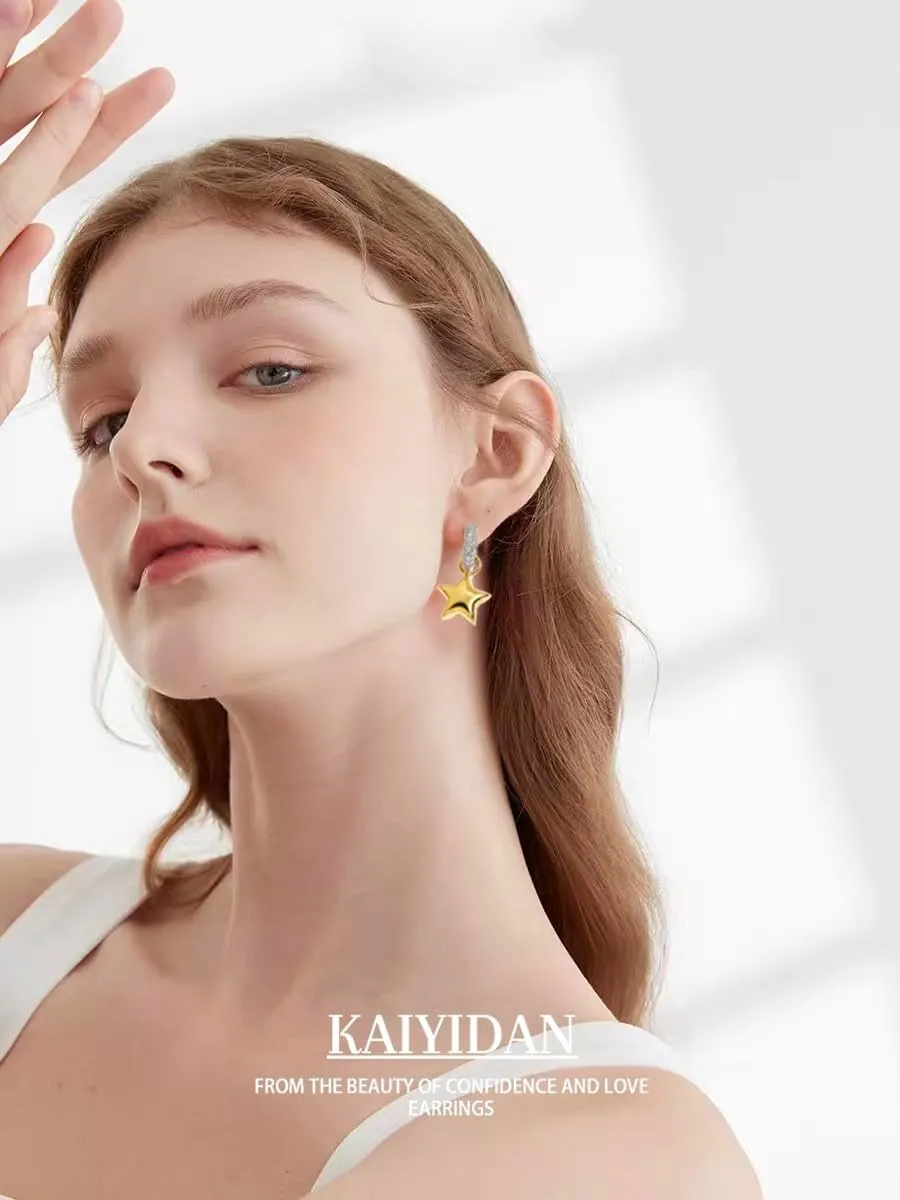 Silver/Gold Boho Dangle Statement Earrings for Women Trendy,Handmade Vintage Dainty Cute Long Drop Summer Earrings,fashion Accessories Jewelry Gifts.
