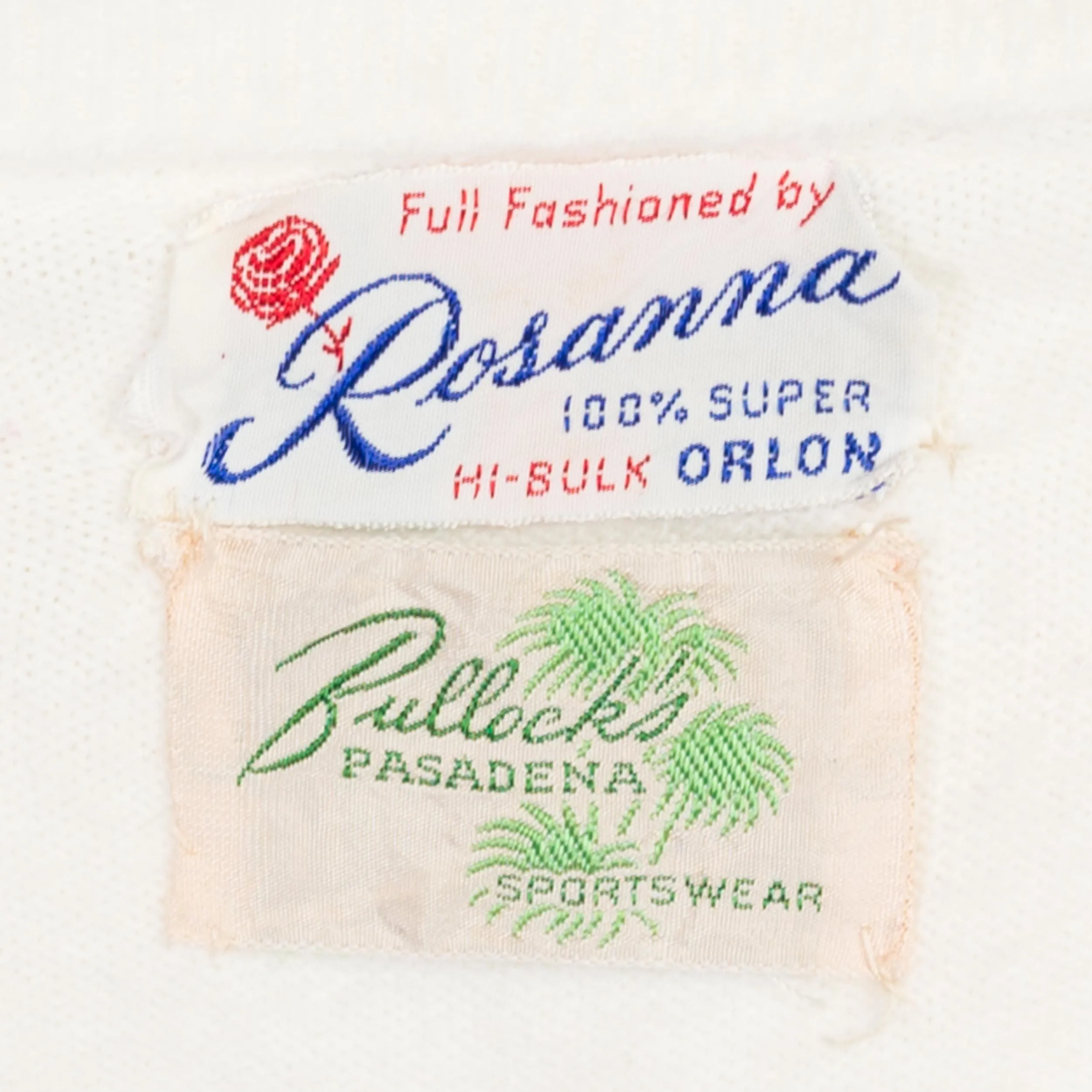 Small 50s-60s White Sequin Cardigan