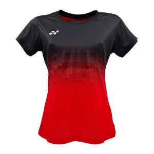 Yonex YTL5 Womens Padel T-Shirt - Red / Black